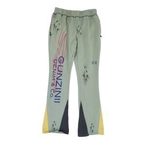 Gunzinii Denim & Co Men's Green Sweat Pants men’s Sz Medium